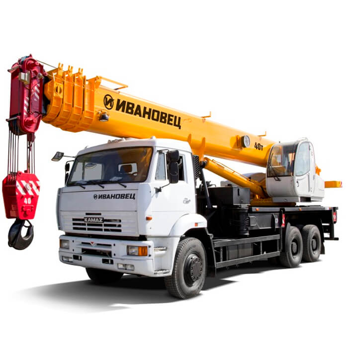 Аренда автокрана Ивановец 40 тонн